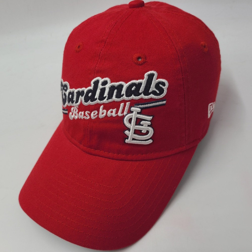 Women St Louis Cardinals Hat Strapback New Era 9Forty Red White MLB Baseball